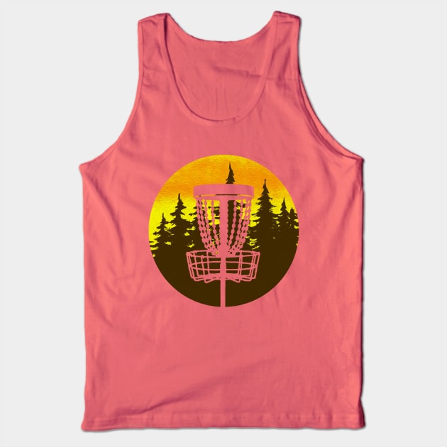 Retro Disc Golf Tank Top by DiscGolfThings